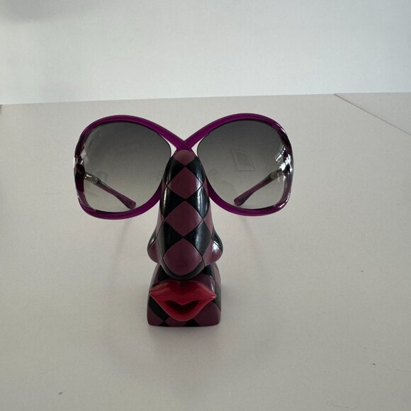 Tom Ford New TF9 Whitney 64mm PURPLE GRADIENT Oversized Women\'s Sunglasses NWB main image 12